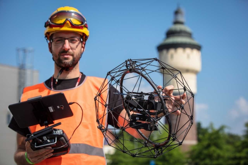 inspekce pomocí dronů