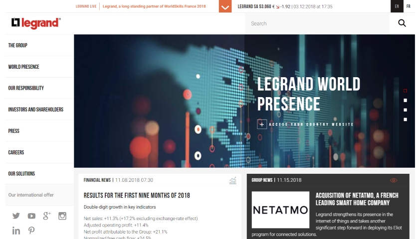 ACQUISITION OF NETATMO