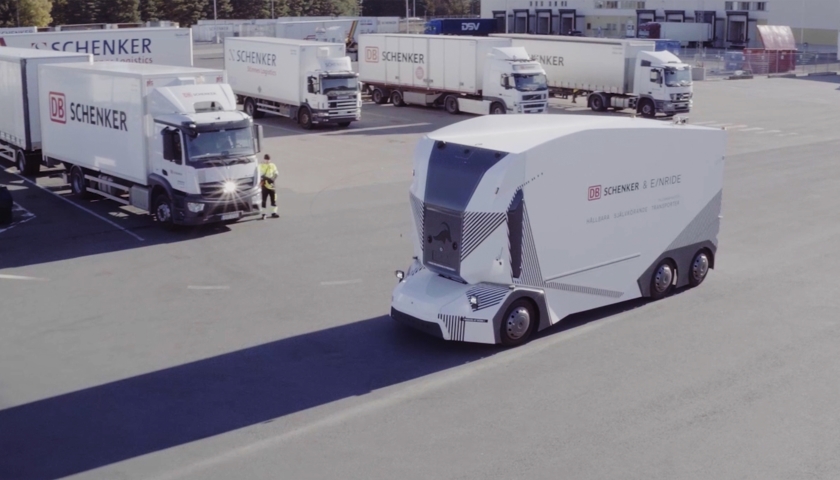 autonomní elektrický nákladní vůz T-pod