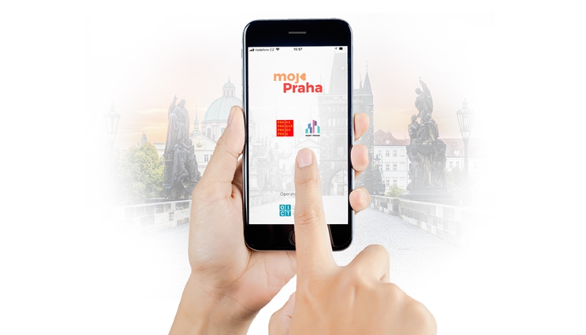 mobilní aplikace Moje Praha
