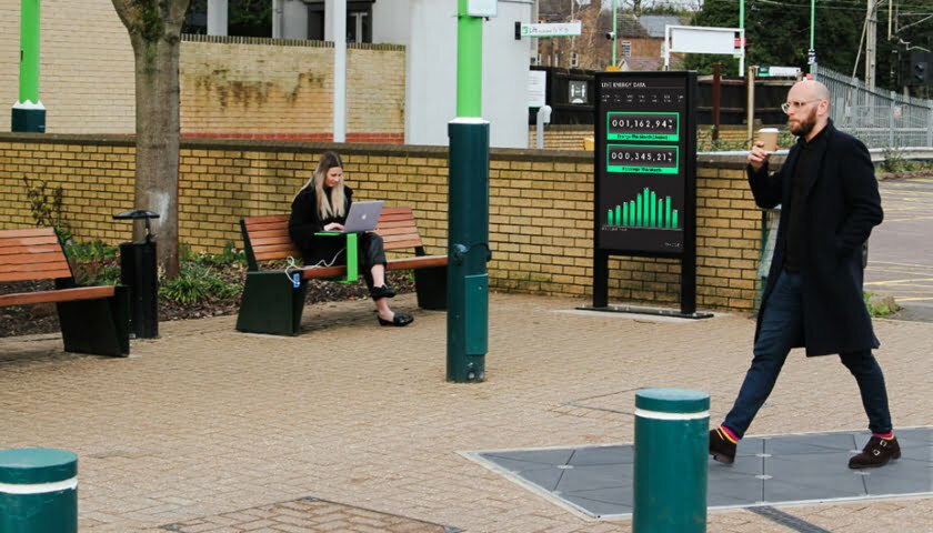 Leighton Buzzard energy-generating walkways