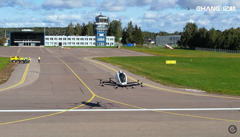 EHang 216 and Falcon Perform Trial Flights for EU GOF 2.0 Project in Estonia