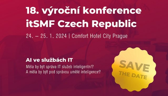18. výroční konference itSMF Czech Republic: AI ve službách IT